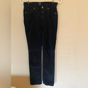 Citizens of Humanity Black Velvet Bootleg Pants